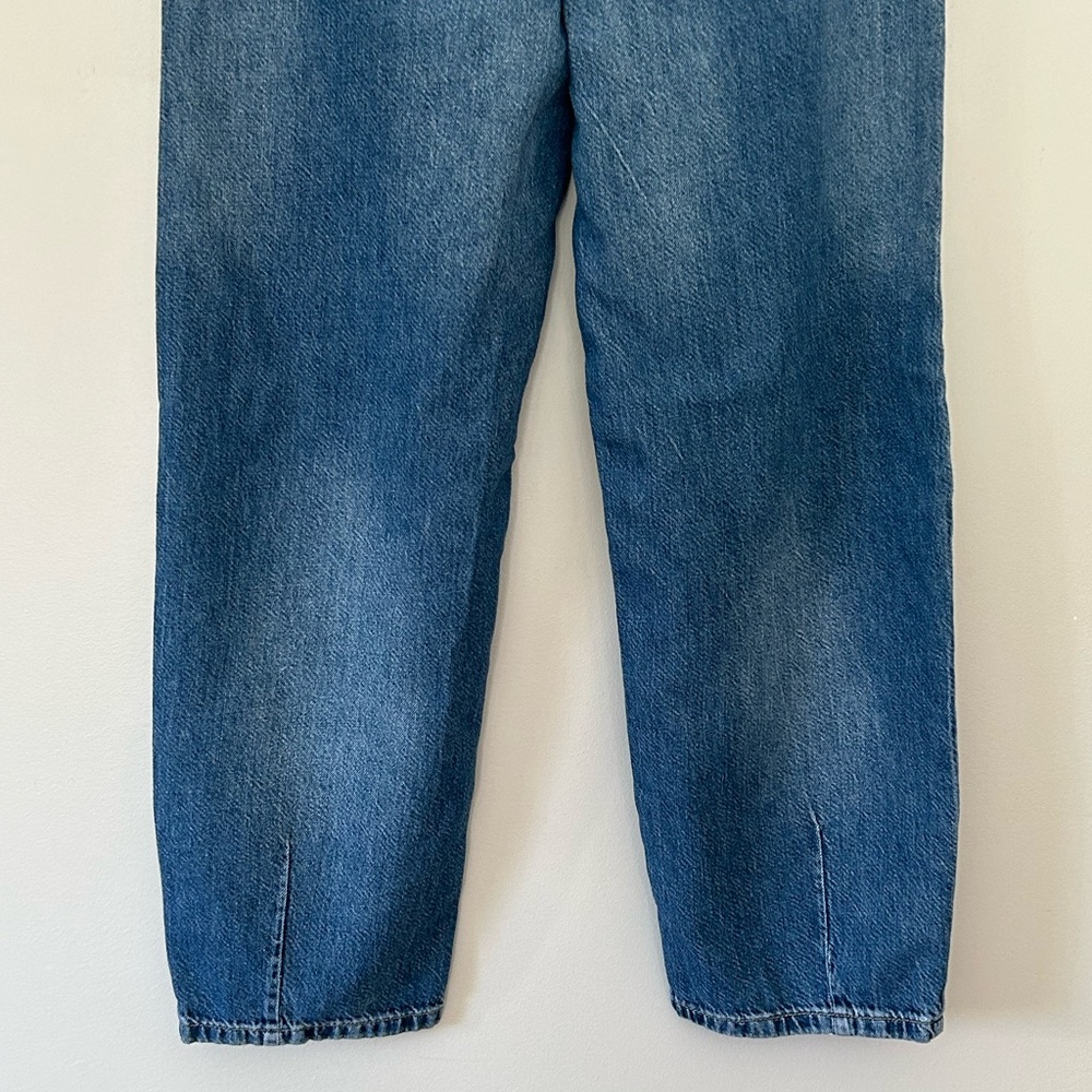 Pilcro high rise straight leg jeans size 26 medium wash cotton denim - Picture 6 of 10